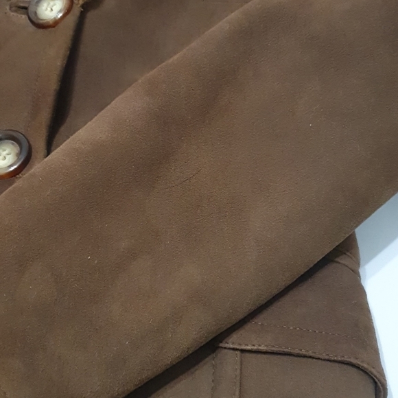 Michael Kors 100% Merino Shearling Trench Coat - Picture 11 of 12